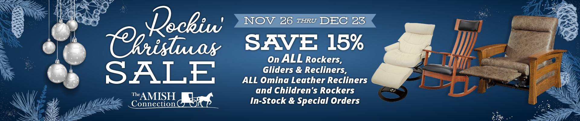 AmishConn_Cycles94 Rockin' Christmas Sale