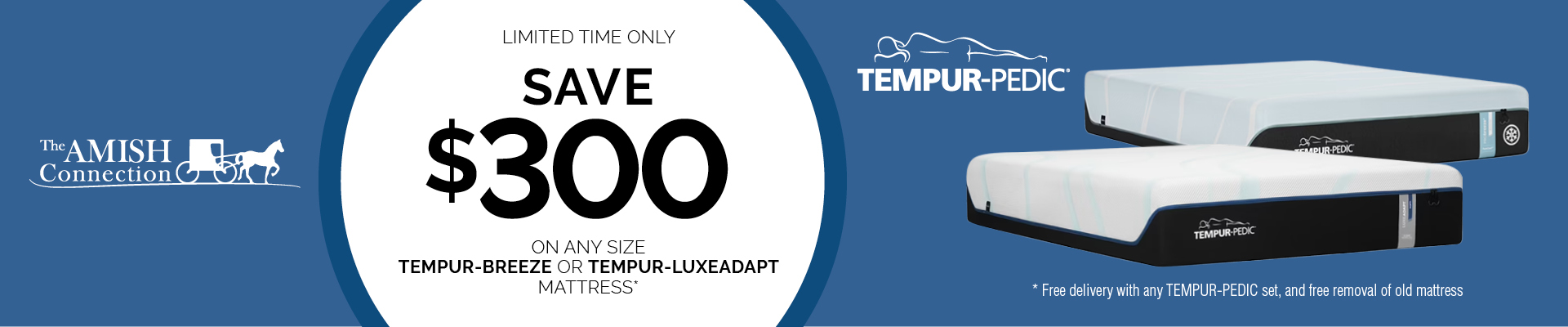 AmishConn_Cycles101 TempurPedic Mattress Sale