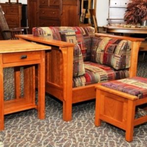 cherry-mission_chair_ottoman