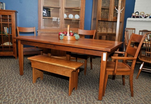 Amish Dining Set 120 The Amish Connection Solid Wood Furniture Albuquerque