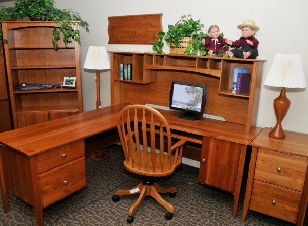 Desk File Cabinet 050 The Amish Connection Solid Wood