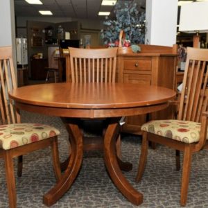 cherry_shaker_round_pedestal_dining-table_dining-chair