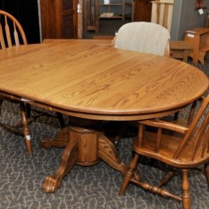 oak dining table