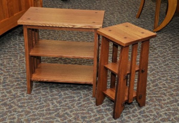 quarter-sawn-oak_arts-and-crafts_end-table