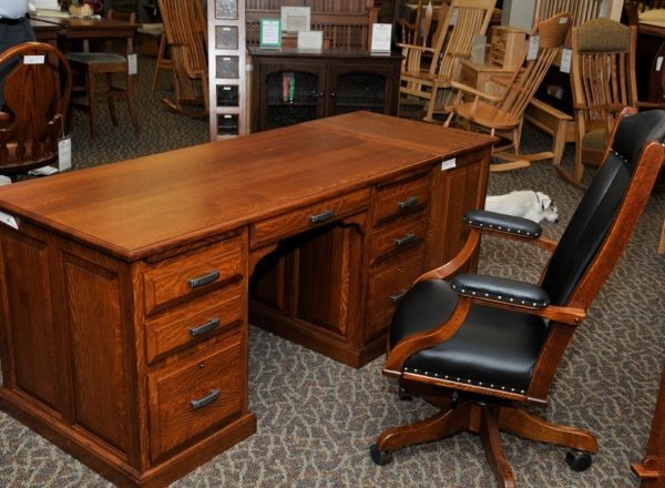 Desk 110 The Amish Connection Solid Wood Furniture Albuquerque