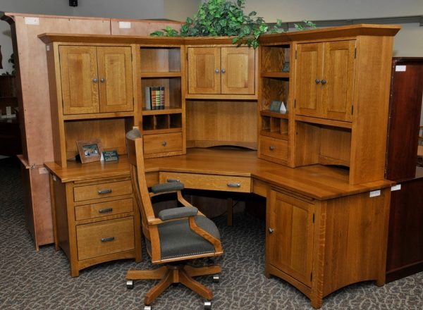 Desk 080 The Amish Connection Solid Wood Furniture Albuquerque