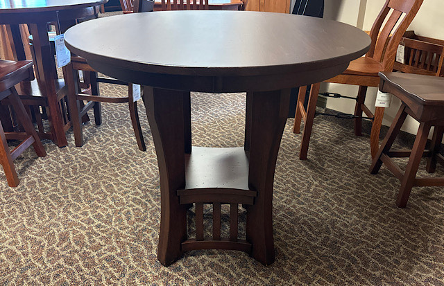 Image of a handmade wood dining table in Albuquerque
